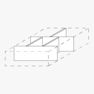 Röhr Techno Trennstege 5-tlg. für Rollcontainer – 2× Quer-, 3× Längseinteilung