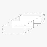 Röhr Techno Schubkasten-Trennstege – 2er-Set, Quereinteilung, 33 × 6,5 × 1,2 cm
