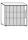 Objekt.Plus by rb | Jalousieschrank 3OH, Korpus wei&szlig;, Jalousie alufarbig, Griff rechts, 120 cm breit