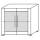 Objekt.Plus by rb | Aktenschrank 2OH, 2 T&uuml;ren mit Rahmenfront, 1 E.-Boden, 80 cm breit