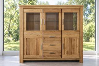 Niehoff Casa Highboard Eiche Massiv