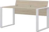 Carry.Office by rb | Schreibtisch mit Kufenfuß - 150,0 cm breit
