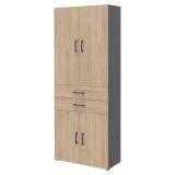 Carry.Office by rb | Aktenschrank mit Schubkästen 80,0 cm breit - 6 OH