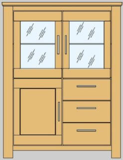 Niehoff Highboard Ausstellungsstück 2024 [544-39-000-2]