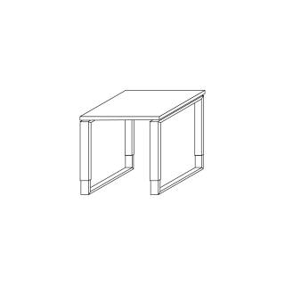 Röhr Objekt.Plus Schreibtisch K10 – 80 × 68–82 × 80 cm