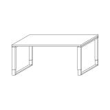 Röhr Objekt.Plus Schreibtisch K13 – 180 × 68–82 × 80 cm