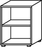 Aktenschrank 5OH mit 1 Tür links 60cm Type A61