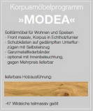 Niehoff Sitzm&ouml;bel | MODEA Highboard mit 2 Schubk&auml;sten, 1 Holzt&uuml;r und 2 Glas-T&uuml;ren 1044-47-000