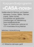 Niehoff Sitzm&ouml;bel | CASA-NOVA Vitrine links angeschlagen - mit 1 Schubkasten und 2 T&uuml;ren 0224-47-000