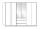 Wiemann LOFT | Gleitt&uuml;ren-Panorama-Funktionsschrank mit 4 Ausz&uuml;gen, 6 T&uuml;ren (2 Spiegelt&uuml;ren in Parsol-Bronze-Glas) - H&ouml;he 236 cm