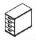 Techno by rb | Anstellcontainer 593 mit Steckf&uuml;&szlig;en zur H&ouml;heneinstellung / 75% Teilauszug