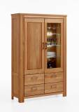 Niehoff Casa Vitrine – Wildeiche teilmassiv, 130...