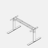 Röhr-System Standup Tischgestell elektrisch höhenverstellbar – 64–128 cm, TÜV/GS