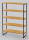 Niehoff Sitzm&ouml;bel | ATELIER 4er Regal 106,0 cm breit - Charakter Eiche massiv ge&ouml;lt/geb&uuml;rstet 5824-39-000