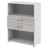 Carry.Office by rb | Aktenregal mit 2 Schubkästen...