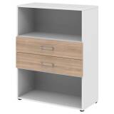 Carry.Office by rb | Aktenregal mit 2 Schubkästen 80,0 cm breit - 3 OH