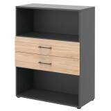 Carry.Office by rb | Aktenregal mit 2 Schubkästen 80,0 cm breit - 3 OH