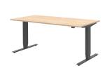 Carry.Office by rb | Schreibtisch mit stufenloser elektrischer Höheneinstellung