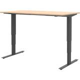 Carry.Office by rb | Schreibtisch mit stufenloser elektrischer Höheneinstellung