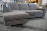 Carina Ecksofa Modell 1040 – Taupe, Stauraum, 258 × 157 cm