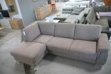 Carina Ecksofa Modell 1040 – Taupe, Stauraum, 258 × 157 cm
