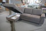 Carina Ecksofa Modell 1040 – Taupe, Stauraum, 258 × 157 cm