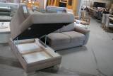 Carina Ecksofa Modell 1040 – Taupe, Stauraum, 258 × 157 cm