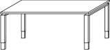 Objekt.Plus by rb | Schreibtisch mit Rechteckplatte und...