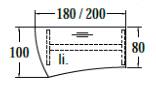 Objekt.Plus by rb | Freiformschreibtisch T-Fuß Multi mit stufenloser elektrischer Höhenverstellung - 200 cm - Typ 658r/-637l