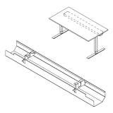 Objekt.Plus by rb | Metall-Kabelkanal horizontal - Typ...