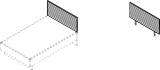 Cocoon by rb | Bettkopfteil mit Cordpolster und 0 Grad...