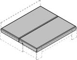 Cocoon by rb | Matratze mit Polsterbezug in Anthrazit...