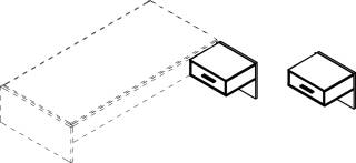 Cocoon by rb | Anbau-Bettkonsole mit 1 Schubkasten