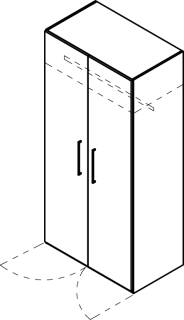 Cocoon by rb | Kleiderschrank 2-türig