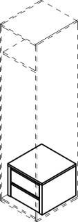 Cocoon by rb | Einbau-Schubkasten in weiß für Kleiderschränke