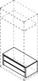 Cocoon by rb | Einbau-Schubkasten in weiß für...