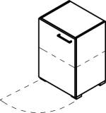 Cocoon by rb | Stauraumtype mit 1 Tür und 1 Boden