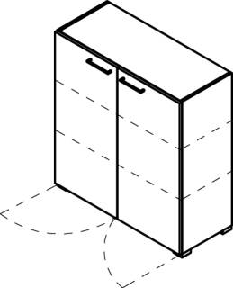 Cocoon by rb | Stauraumtype mit 2 Türen und 2 E-Böden