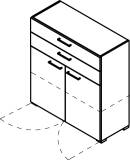 Cocoon by rb | Stauraumtype mit 2 Schubkästen, 2...