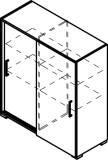 Cocoon by rb | Schiebetürenelement mit 4...