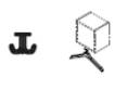 Cocoon by rb | Garderoben-Haken zum Anschrauben unter Hängeelement - Anthrazit