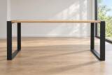 Röhr Schreibtisch Eiche Hickory Kufengesetll