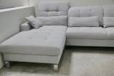 Candy Baltimore Ecksofa – Webware Mono light grey,...
