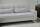 Candy Baltimore Ecksofa – Webware Mono light grey, 278 × 198 cm, Ausstellungsstück