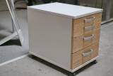 Röhr Rollcontainer Type 448 Grau mit Hickory...