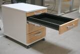 Röhr Rollcontainer Type 448 Grau mit Hickory Ausstellungsstück