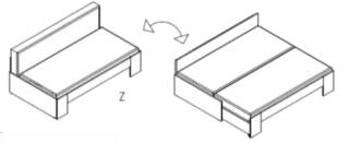 Qunit by rb | Bettsofa ausziehbar zum Doppelbett