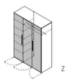 Qunit by rb | Kleiderschrank 3-türig