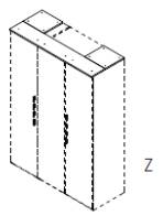 Qunit by rb | Kranzleiste für Kleiderschränke - (Breite wählbar)
