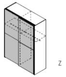 Qunit by rb | Schwebetürenschrank - linke und rechte...